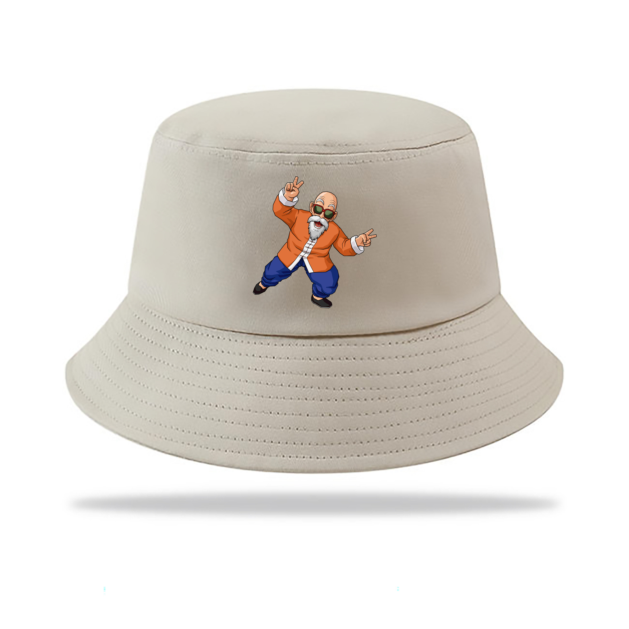 （画像用） ドラゴンボール 亀仙人（かめせんにん） DRAGON BALL Master Roshi Kame Sennin アウトドア日除けバケットハット